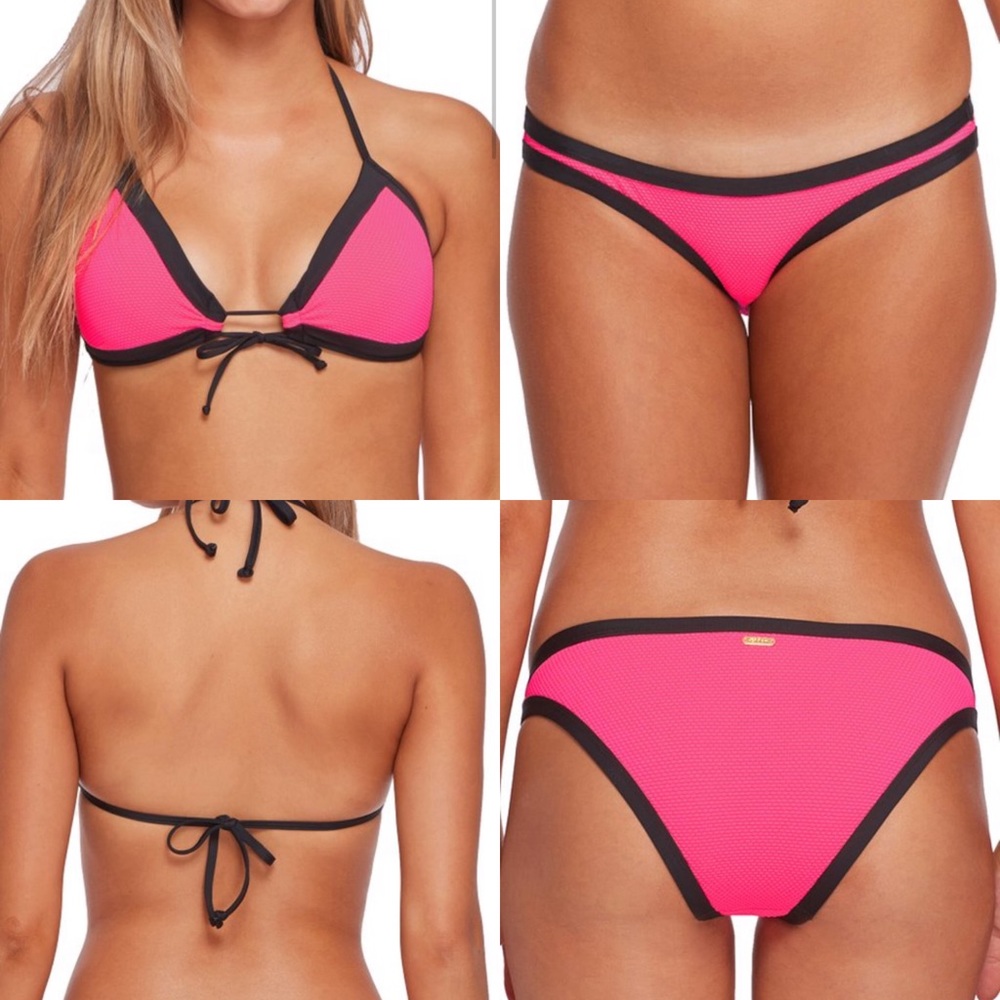 💓 NEW Small Hot Peach Culebra Mila Bikini Set  💓